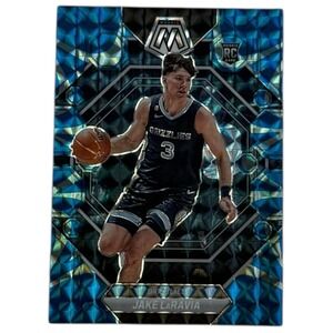 2022-23 Panini Mosaic Rookies Reactive Blue Prizm Jake LaRavia #204 Rookie RC